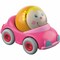 HABA Kullerbu Greta's Convertible Ball Car - Pink Vehicle with Cheerful Wooden Driver Ages 2+
